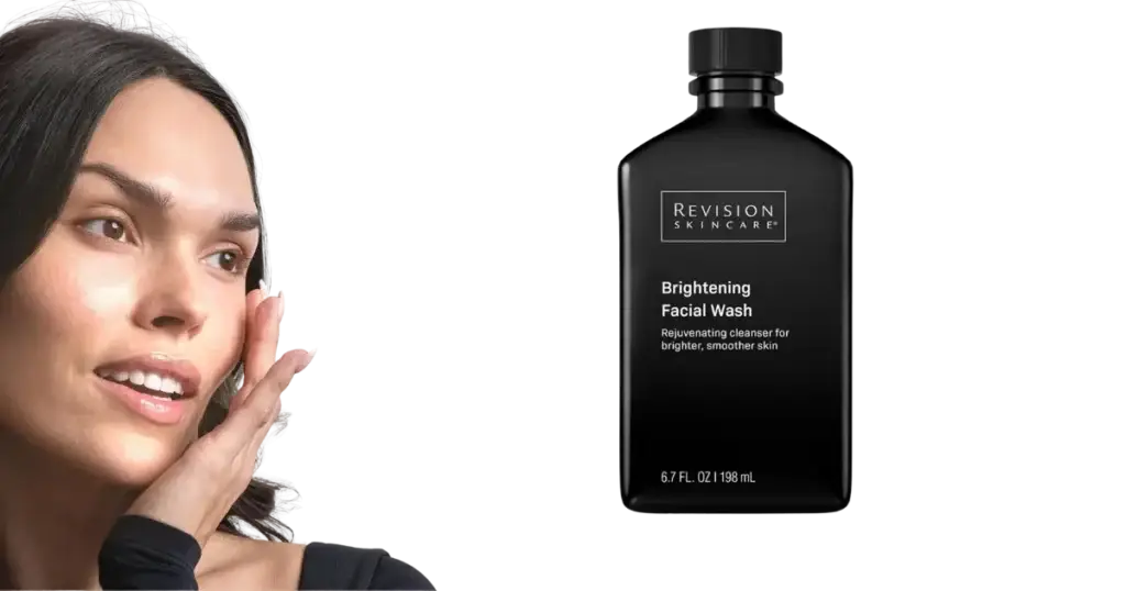 revision skincare brightening facial wash