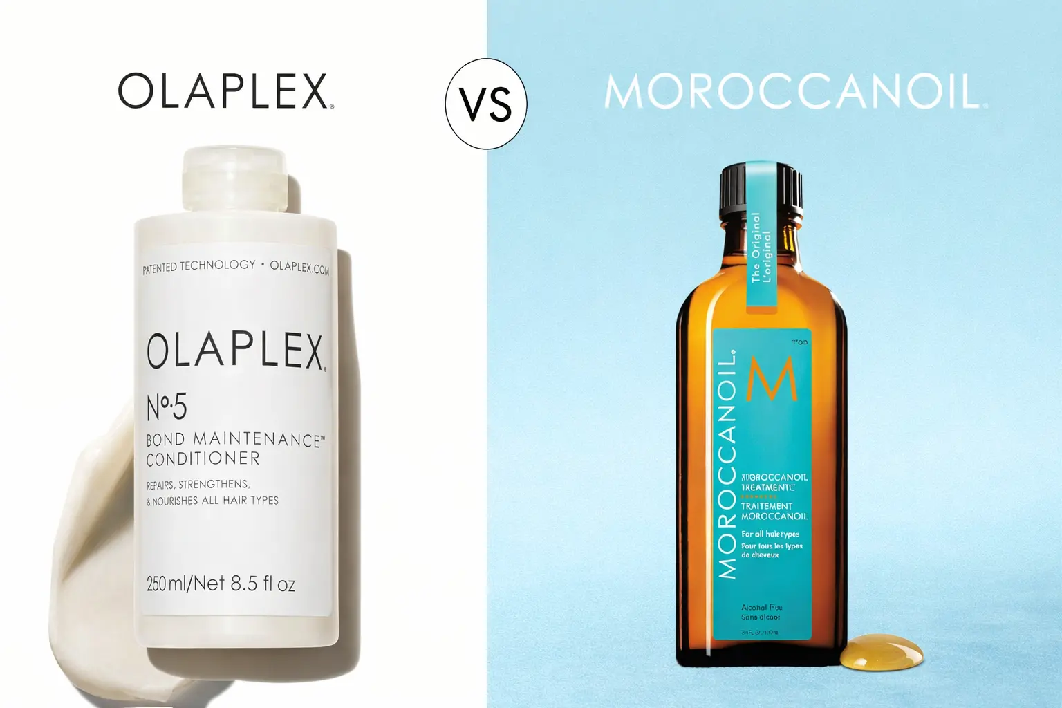 Olaplex vs Moroccan Oil