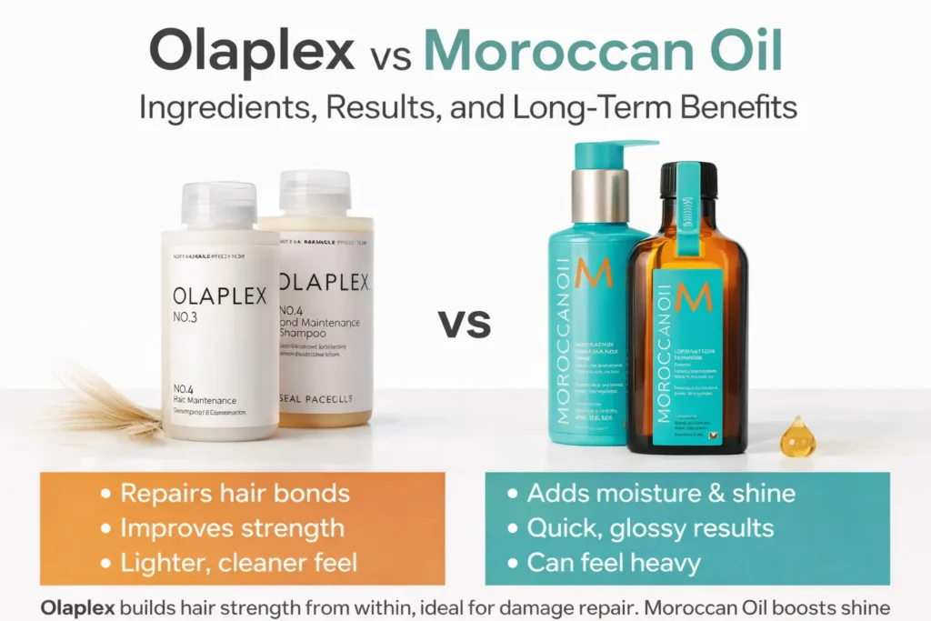 Olaplex vs Moroccan OiL