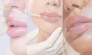 lip flip before and after