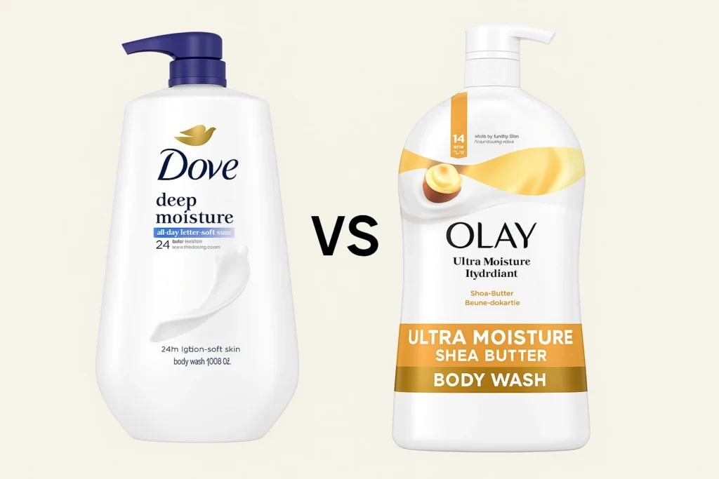 Dove vs Olay Body Wash