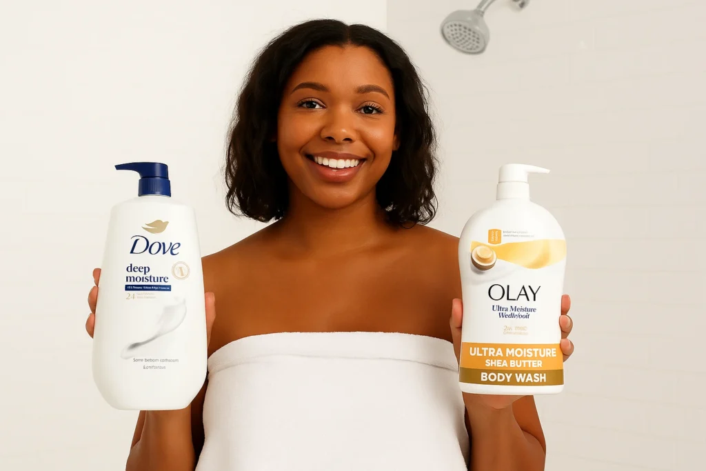 Dove vs Olay Body Wash