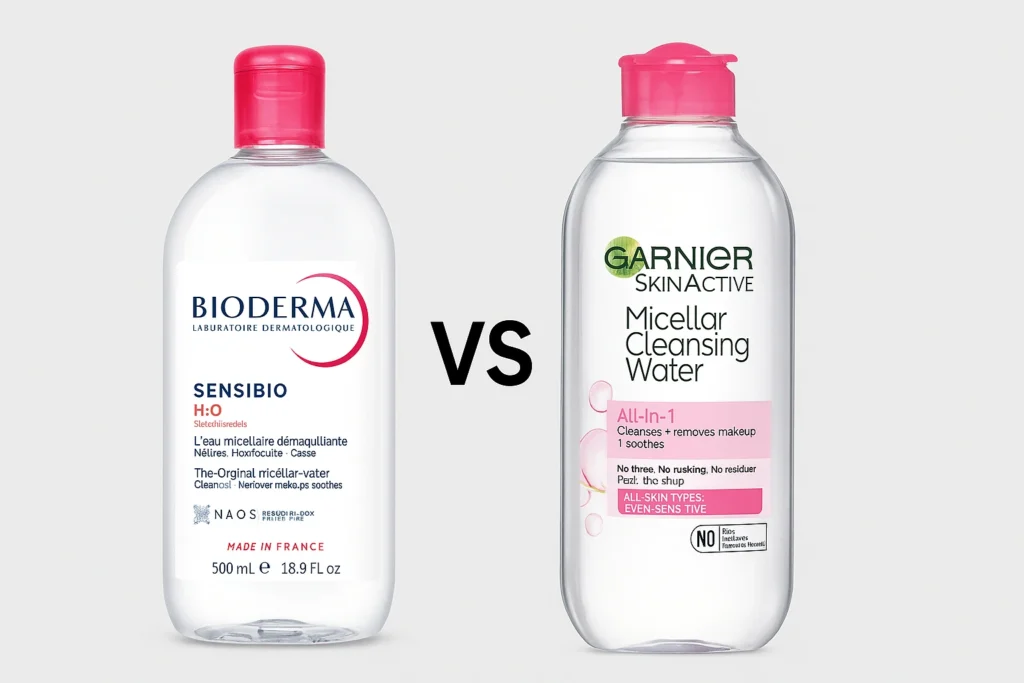 bioderma vs garnier micellar water