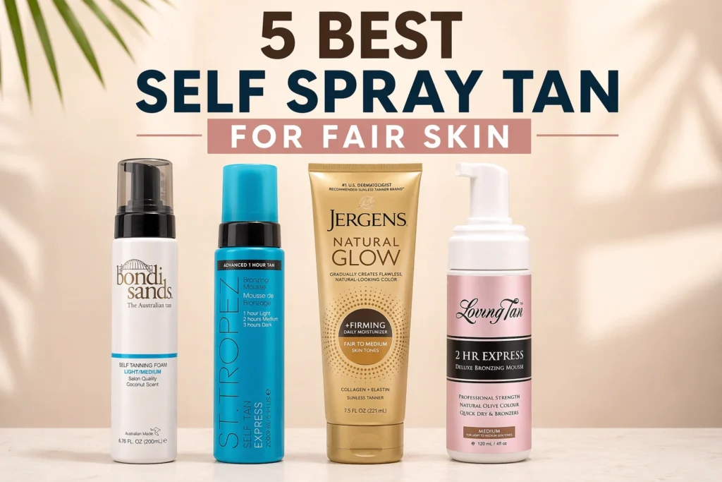 best self spray tan for fair skin