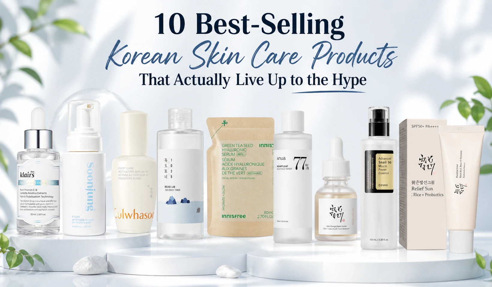 Best-Selling Korean Skin Care Products